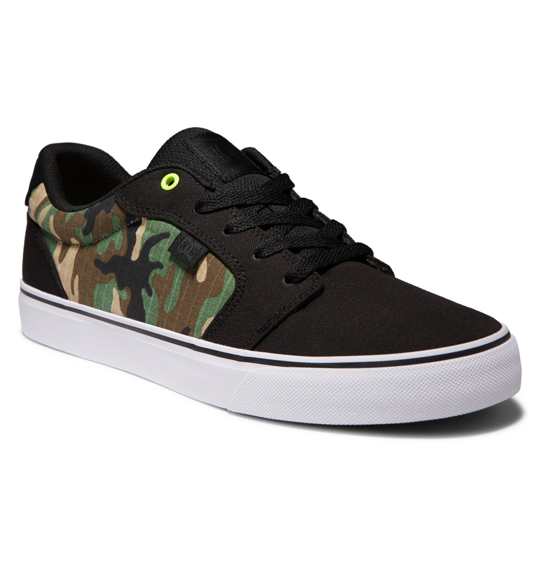 Baskets DC Shoes Anvil Tela Noir Camouflage Homme | BDQ-11979577