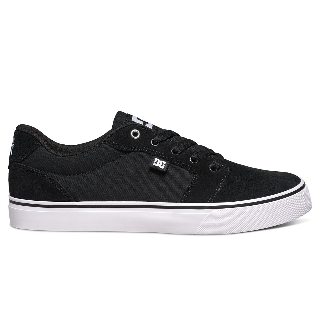 Baskets DC Shoes Anvil Noir Blanche Homme | QCH-75075436