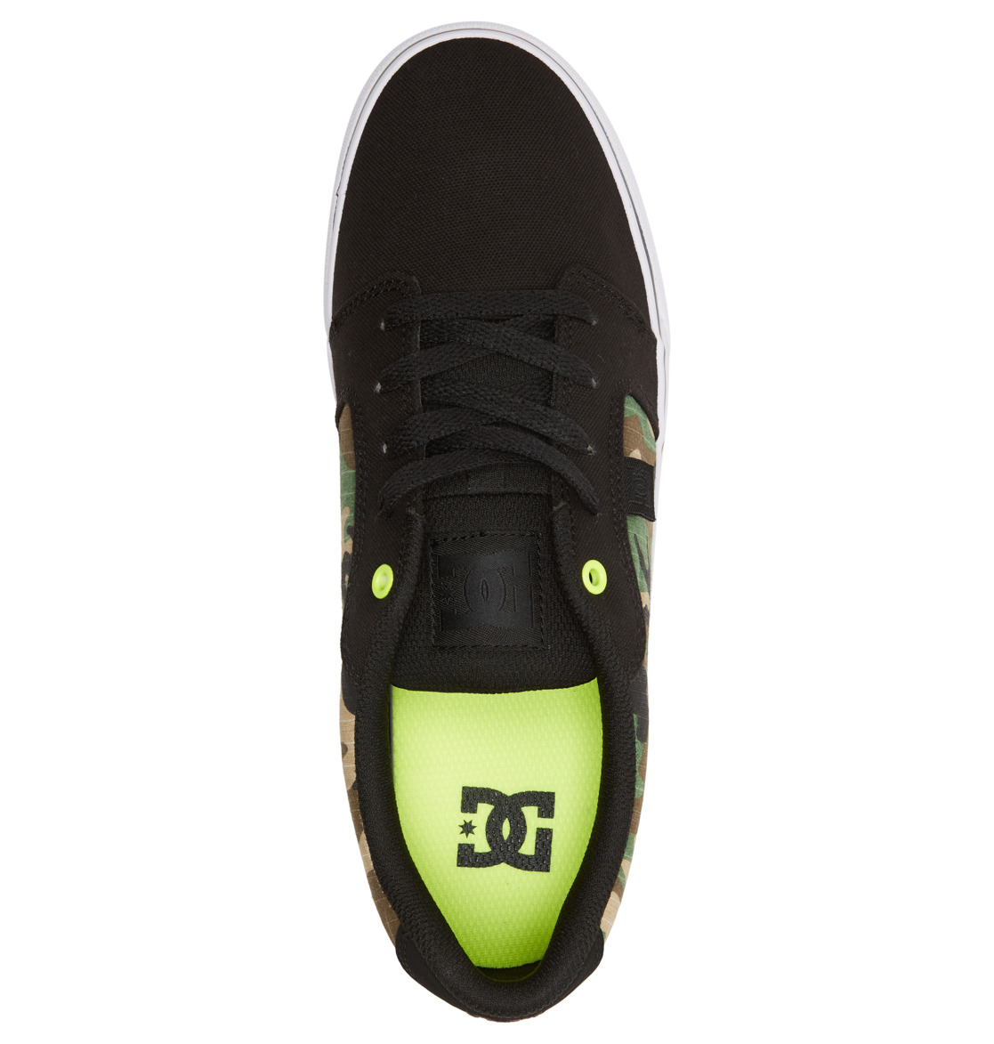 Baskets DC Shoes Anvil Tela Noir Camouflage Homme | BDQ-11979577