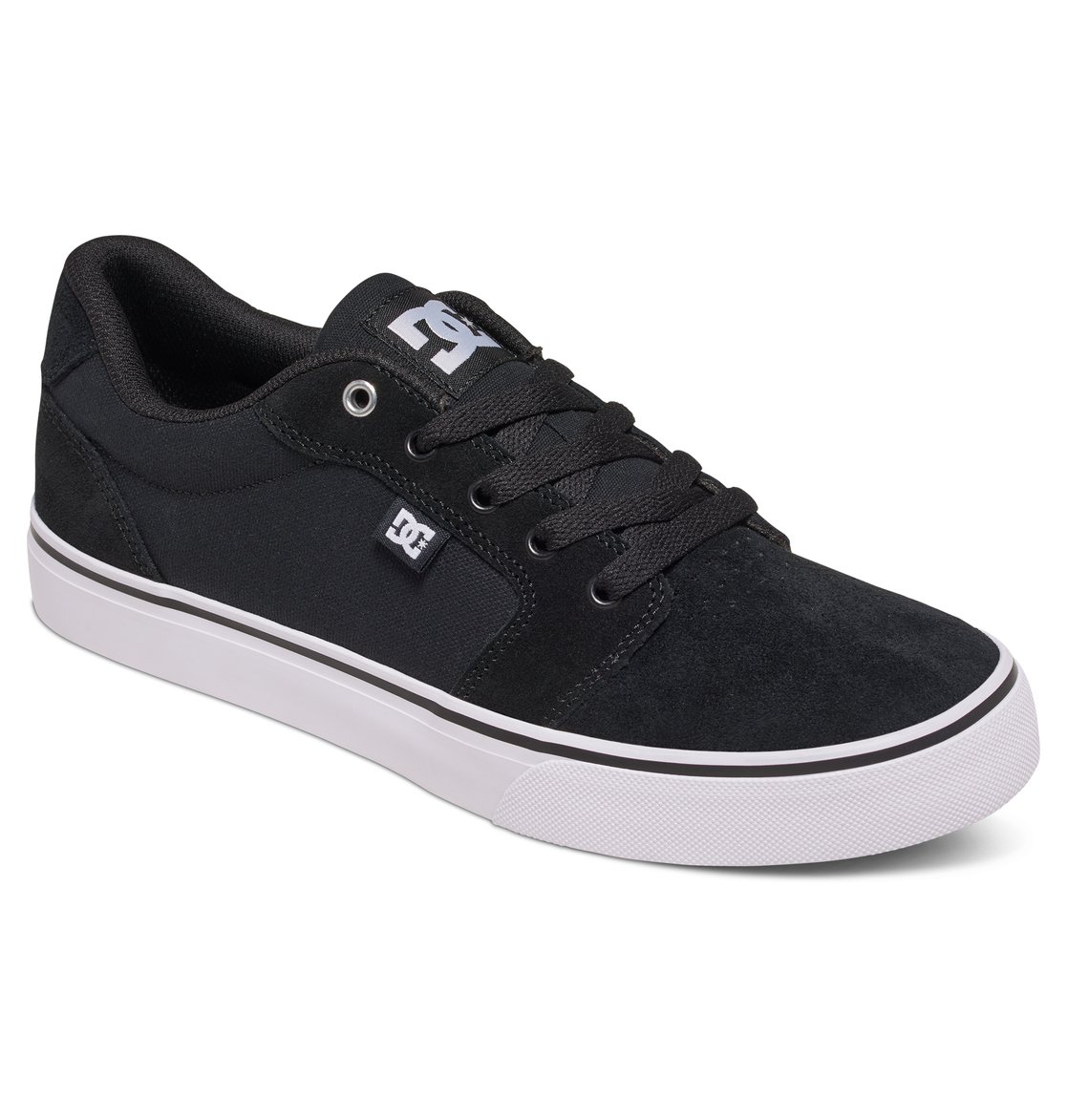 Baskets DC Shoes Anvil Noir Blanche Homme | QCH-75075436