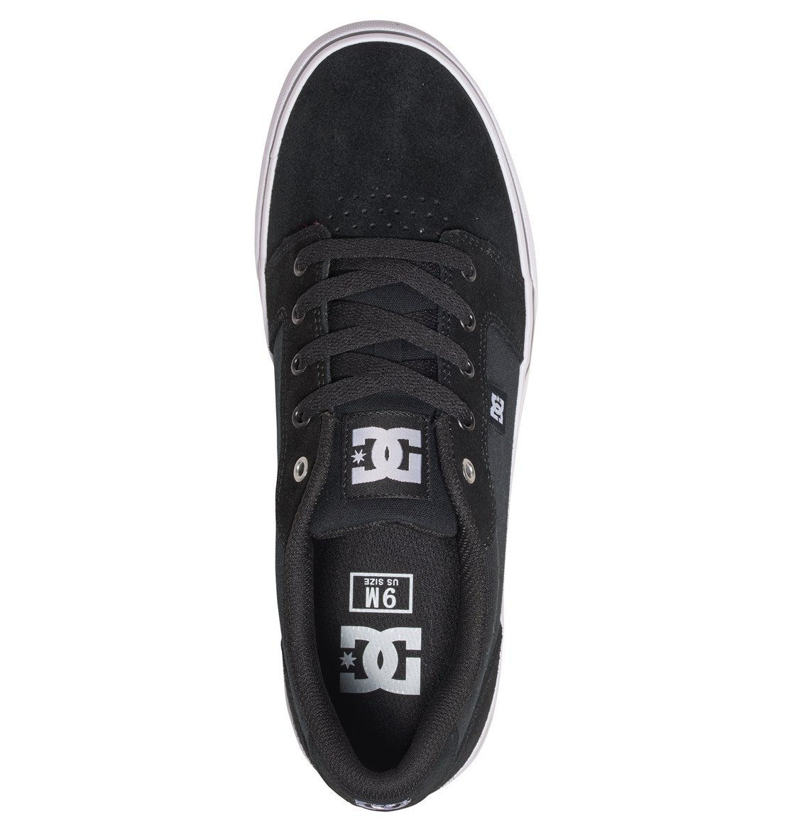 Baskets DC Shoes Anvil Noir Blanche Homme | QCH-75075436