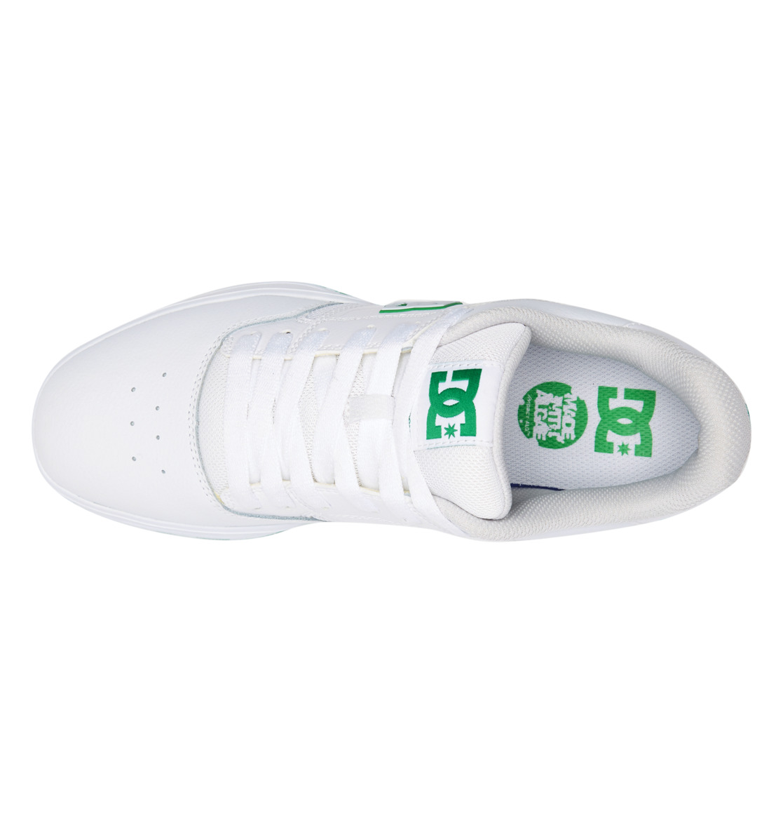 Baskets DC Shoes Central Blanche Vert Homme | NZL-32466975