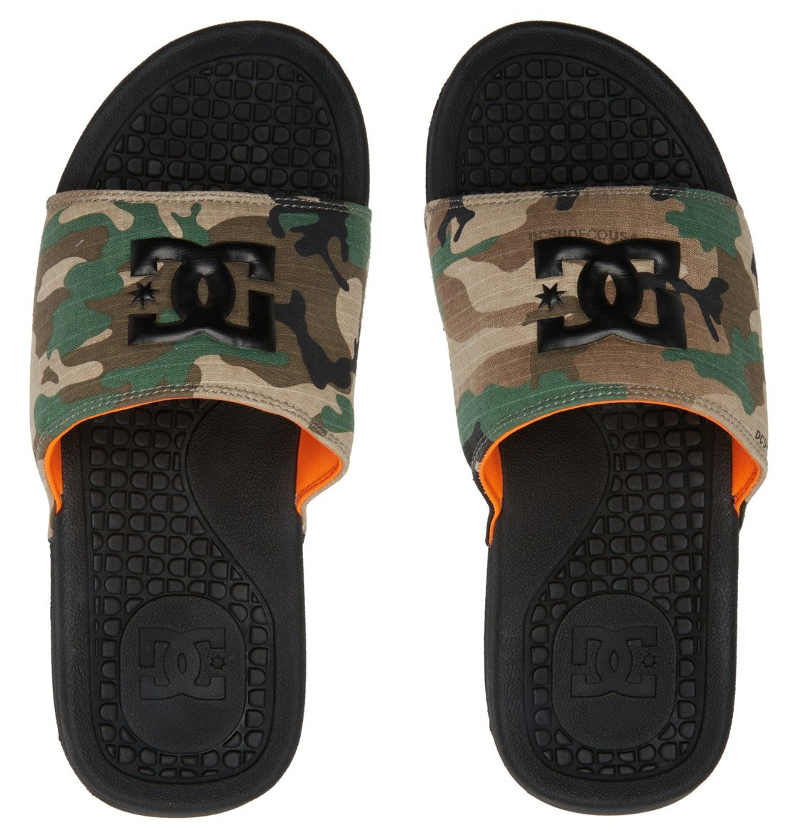 Claquette DC Shoes Bolsa Noir Camouflage Homme | OKY-10140695