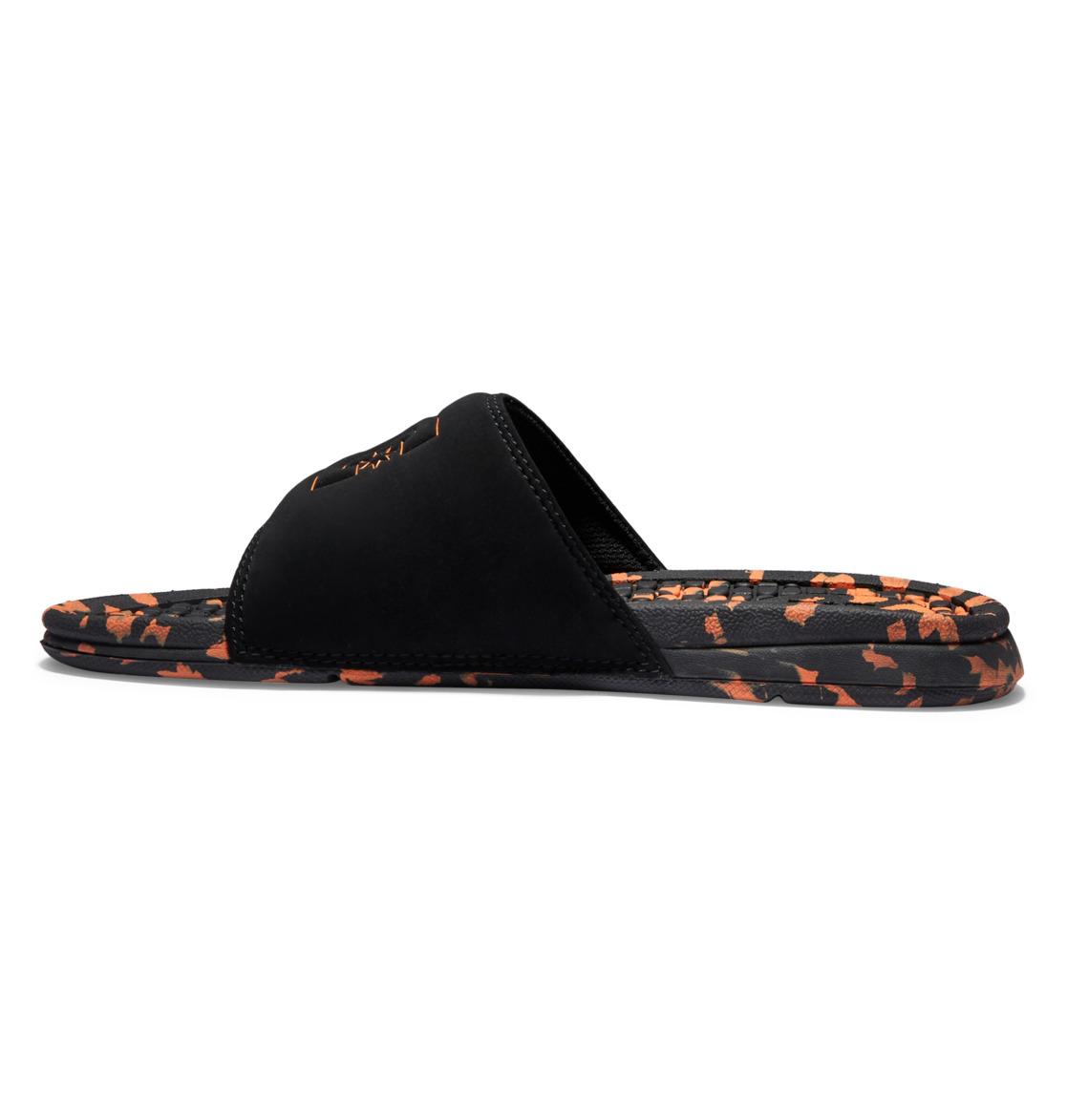 Claquette DC Shoes Bolsa Noir Orange Homme | PAJ-84111236