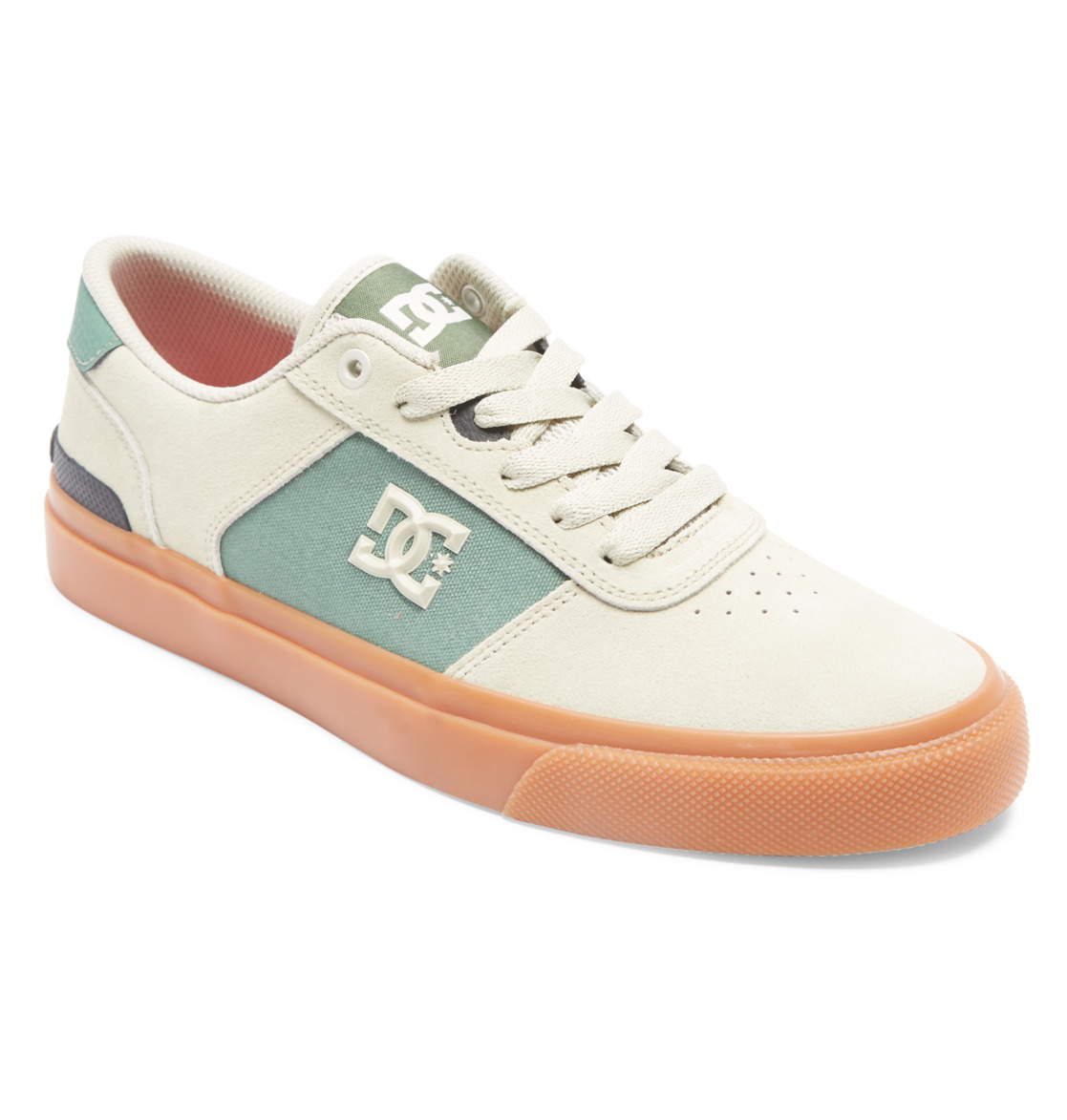 Chaussure Skate DC Shoes Teknic S Marron Vert Homme | OWB-10551089