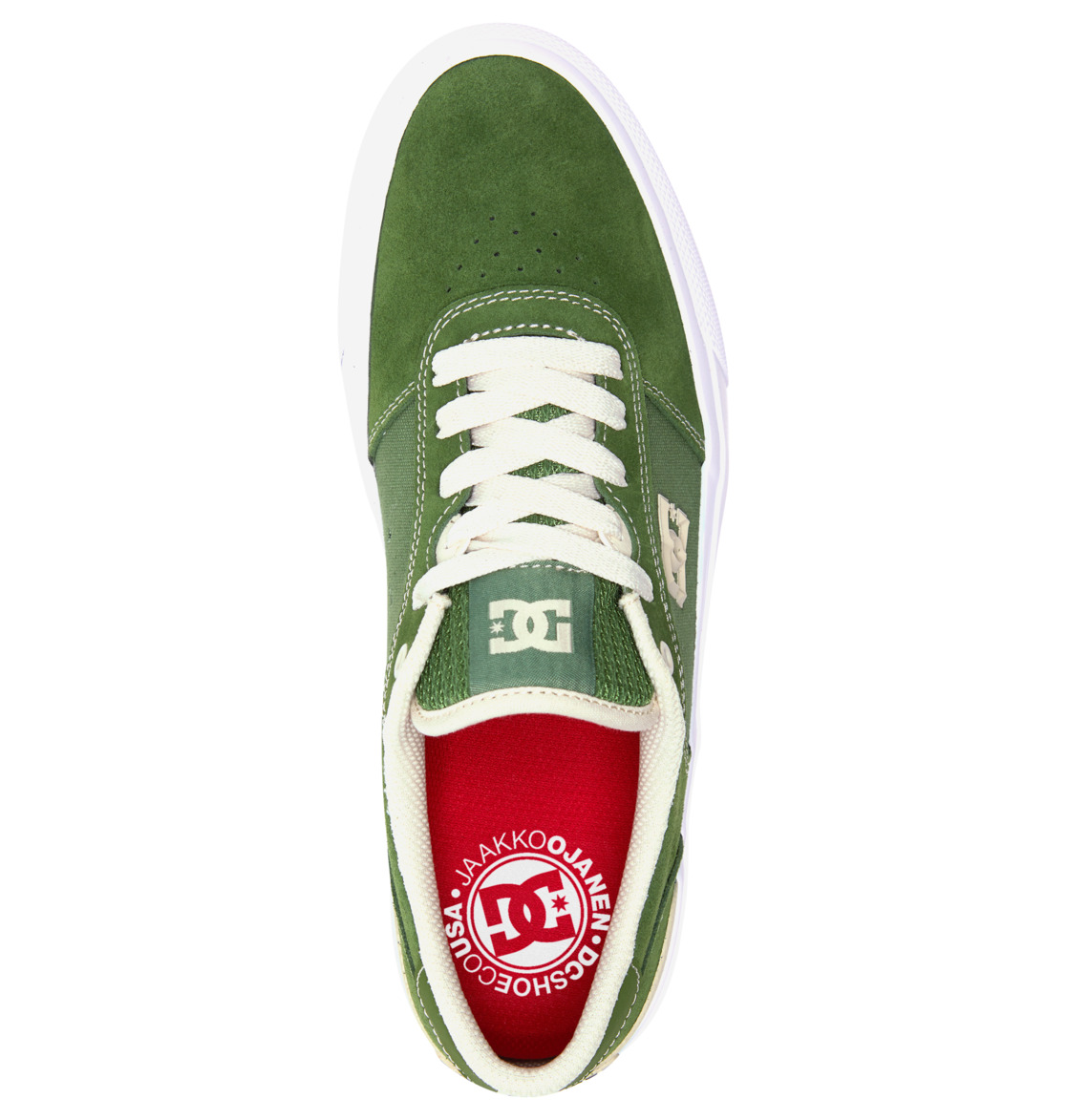 Chaussure Skate DC Shoes Teknic S Jaakko Vert Olive Foncé Homme | IPC-89237671