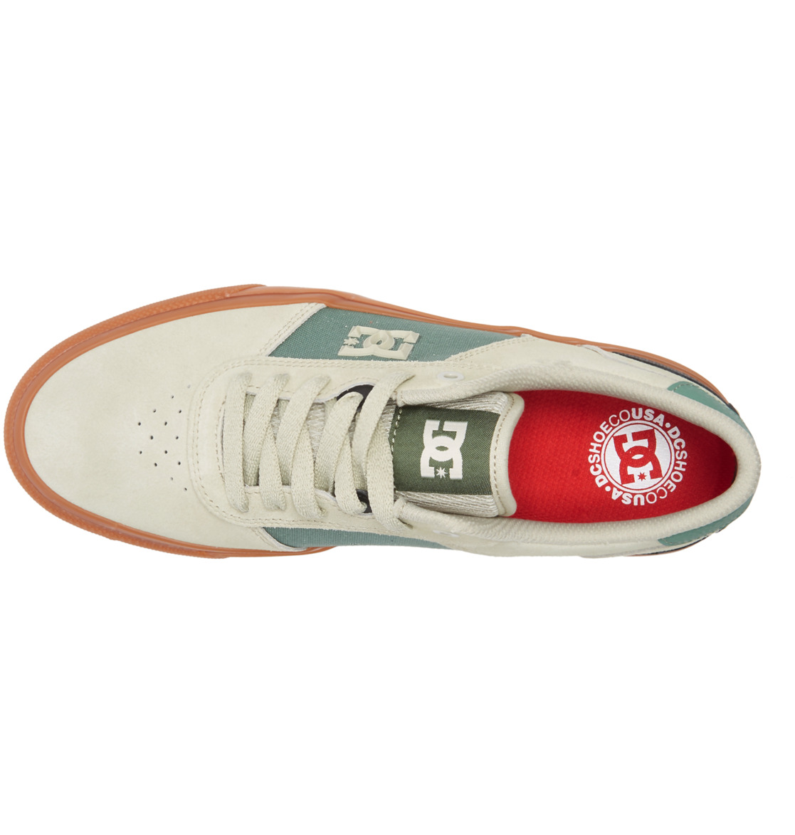 Chaussure Skate DC Shoes Teknic S Marron Vert Homme | OWB-10551089