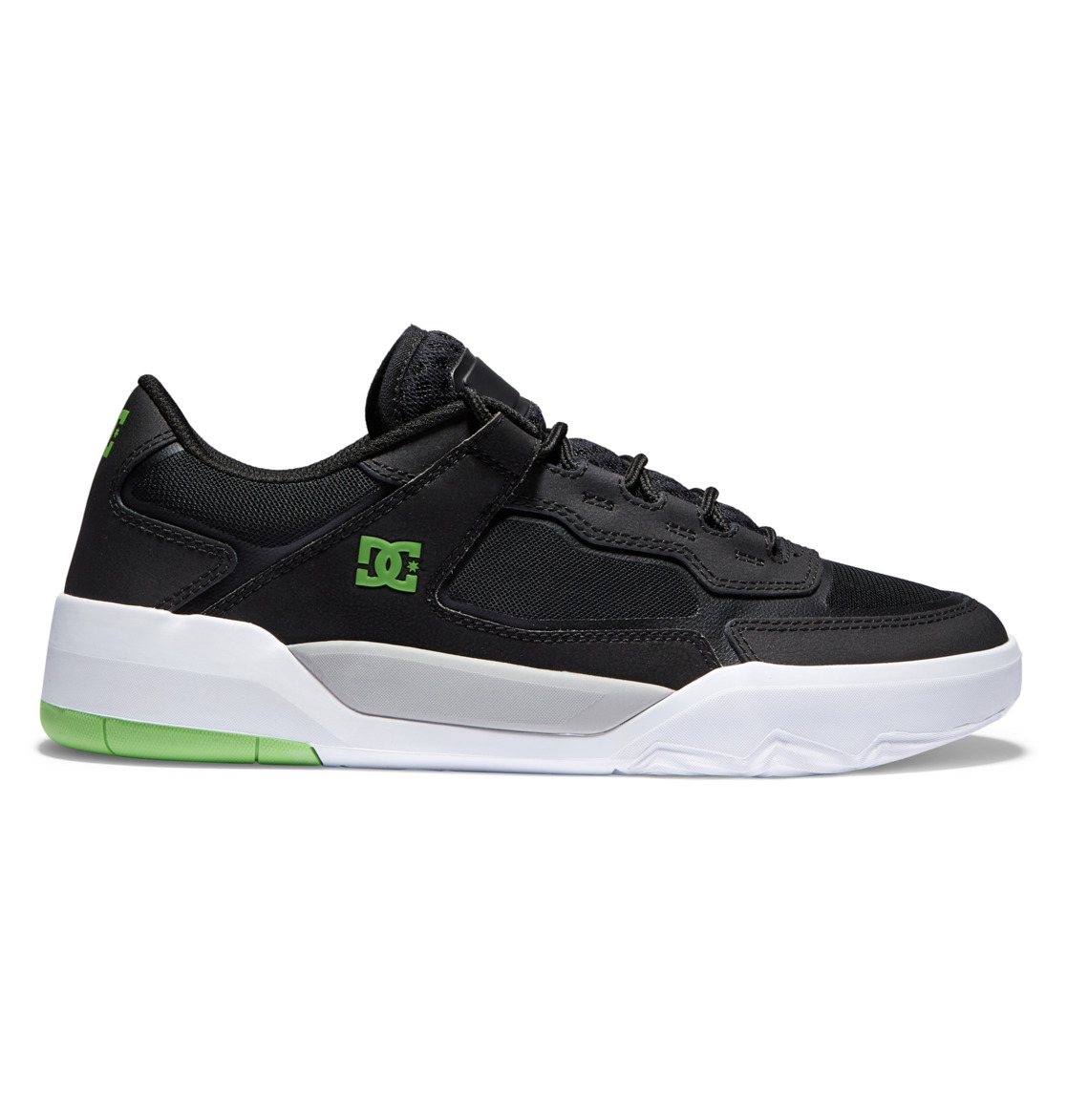 Chaussure Skate DC Shoes Metric Noir Grise Vert Homme | IPC-76673391