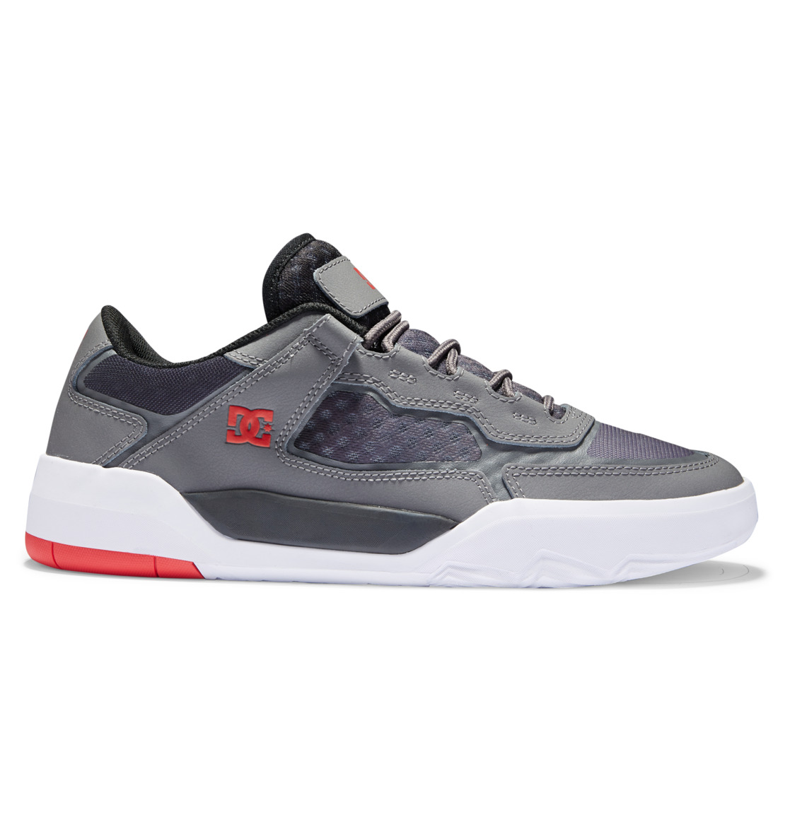 Chaussure Skate DC Shoes Metric Grise Noir Rouge Homme | MSC-84804477