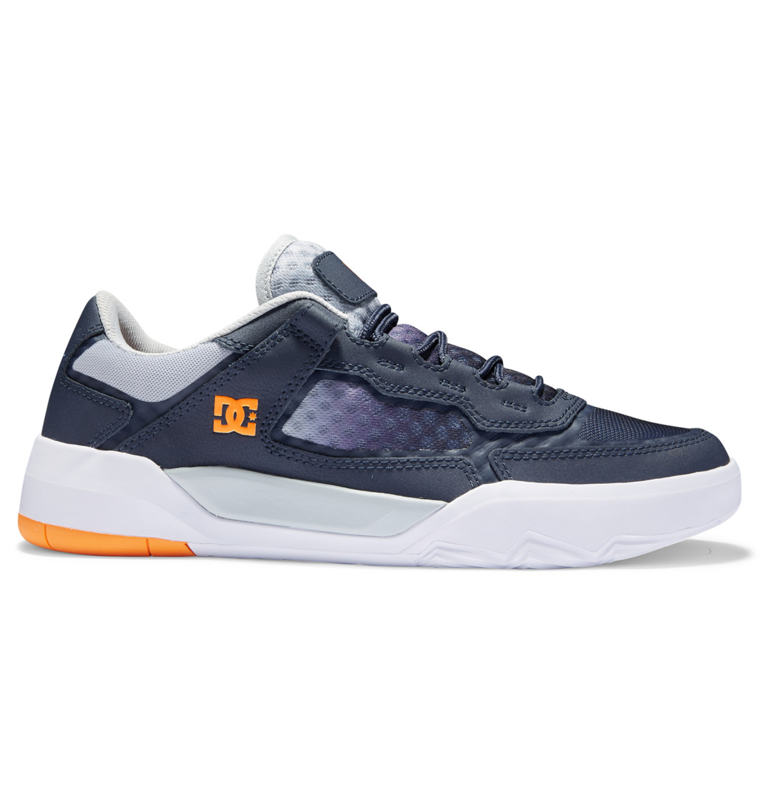 Chaussure Skate DC Shoes Metric Bleu Marine Orange Homme | PTG-75580494