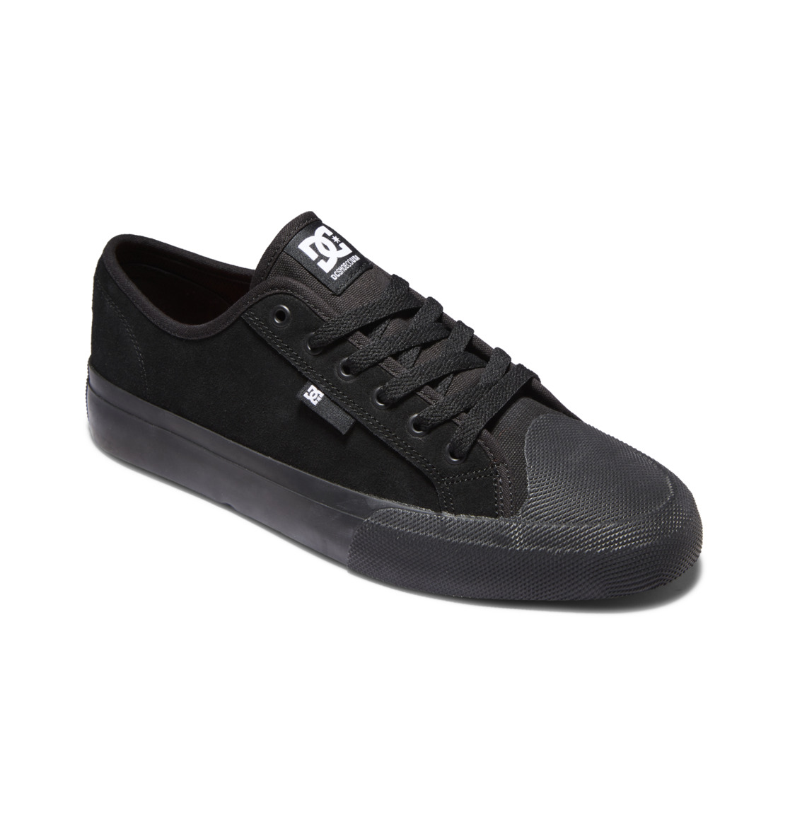 Chaussure Skate DC Shoes Manual RT S Daim Noir Homme | HAT-96467388