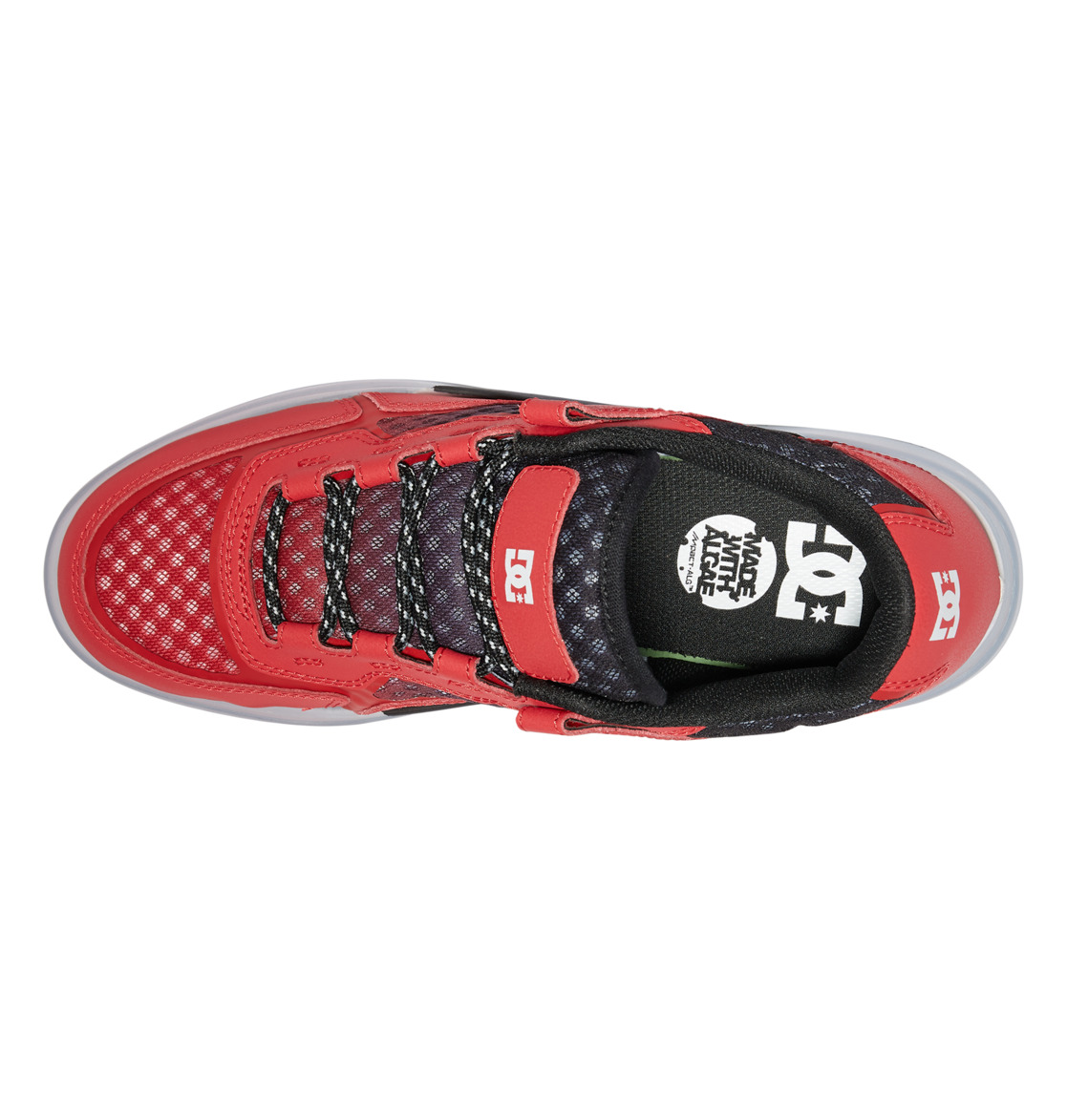 Chaussure Skate DC Shoes DC Metric Rouge Homme | MQX-00982617