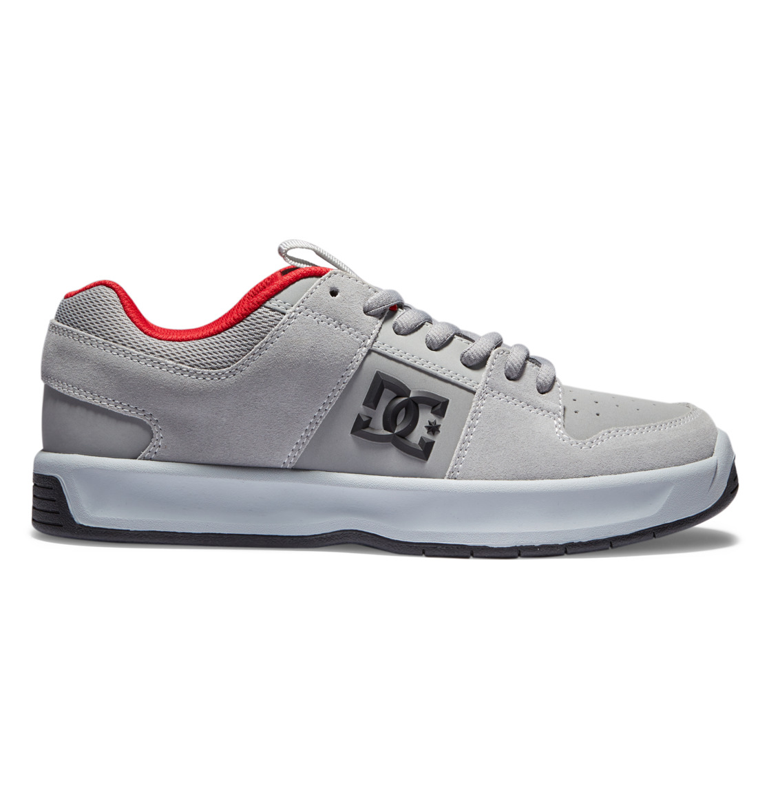 Chaussure Skate DC Shoes Lynx Zero Grise Rouge Homme | HSG-44064609