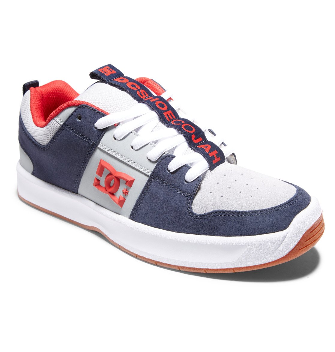 Chaussure Skate DC Shoes Lynx Zero Jahmir Brown Bleu Marine Grise Homme | SEA-93918555