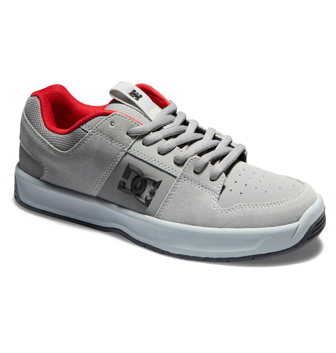 Chaussure Skate DC Shoes Lynx Zero Grise Rouge Homme | HSG-44064609