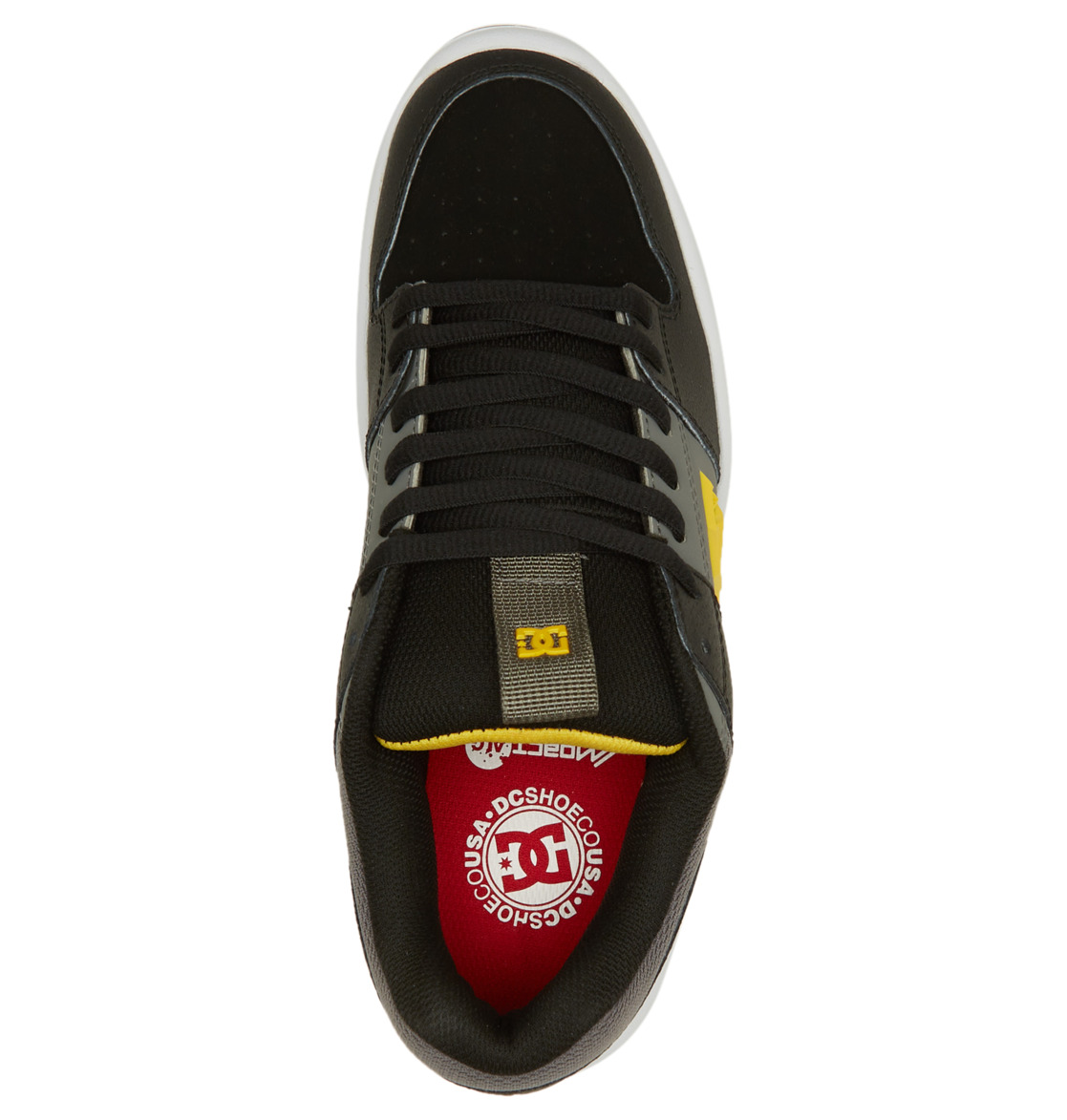 Chaussure Skate DC Shoes Lynx Zero Noir Grise Jaune Homme | MJE-90427683