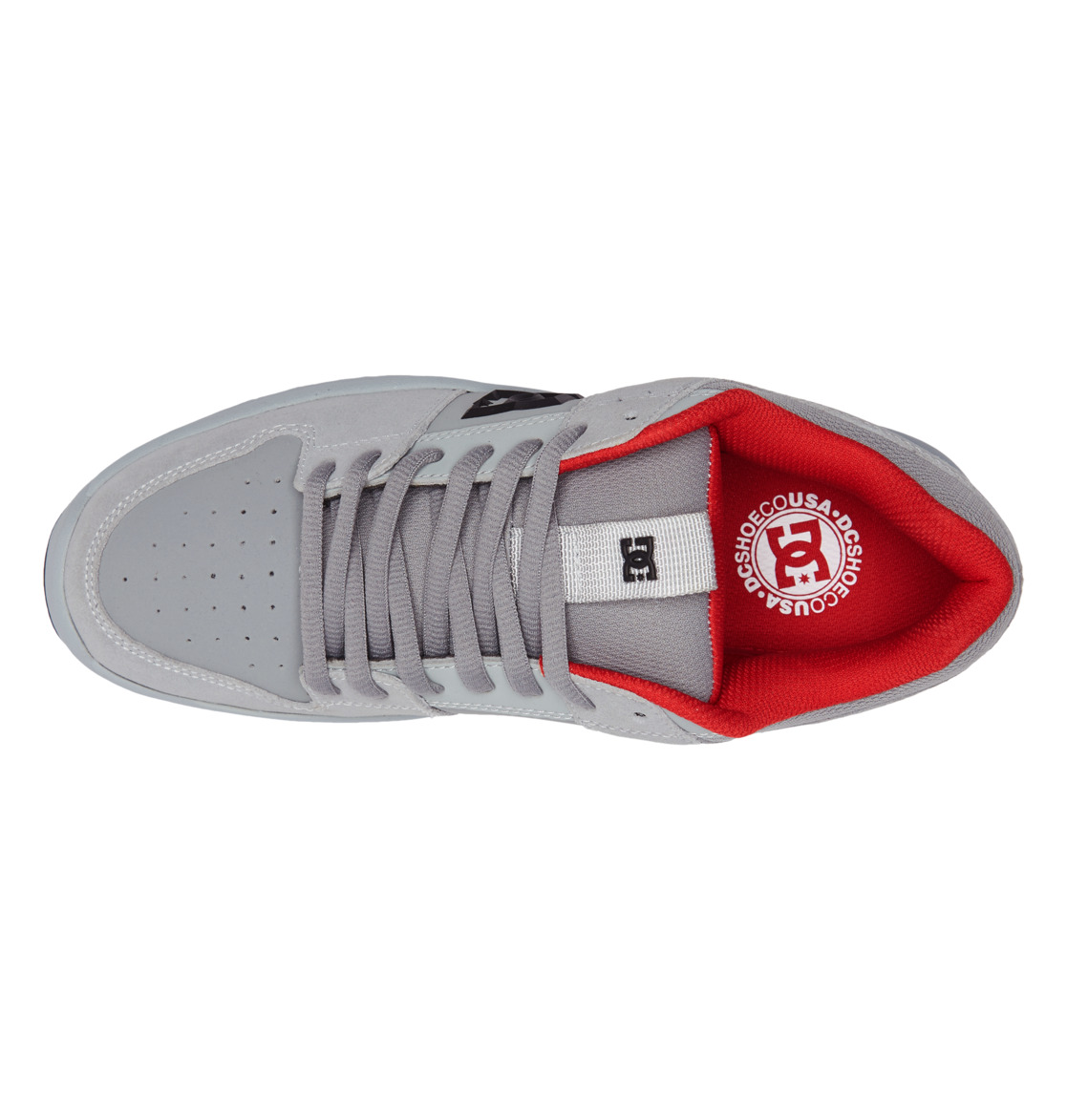 Chaussure Skate DC Shoes Lynx Zero Grise Rouge Homme | HSG-44064609