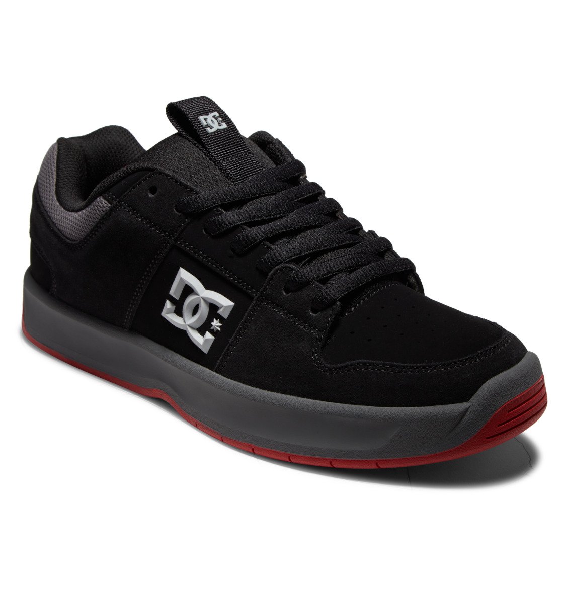 Chaussure Skate DC Shoes Lynx Zero Noir Grise Rouge Homme | BXO-10404602