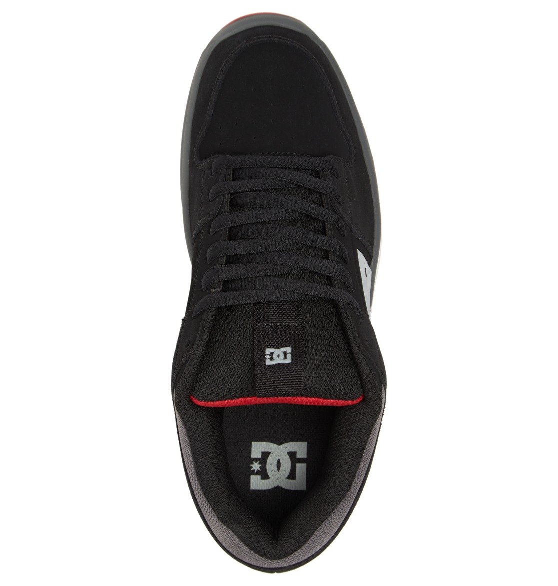 Chaussure Skate DC Shoes Lynx Zero Noir Grise Rouge Homme | BXO-10404602