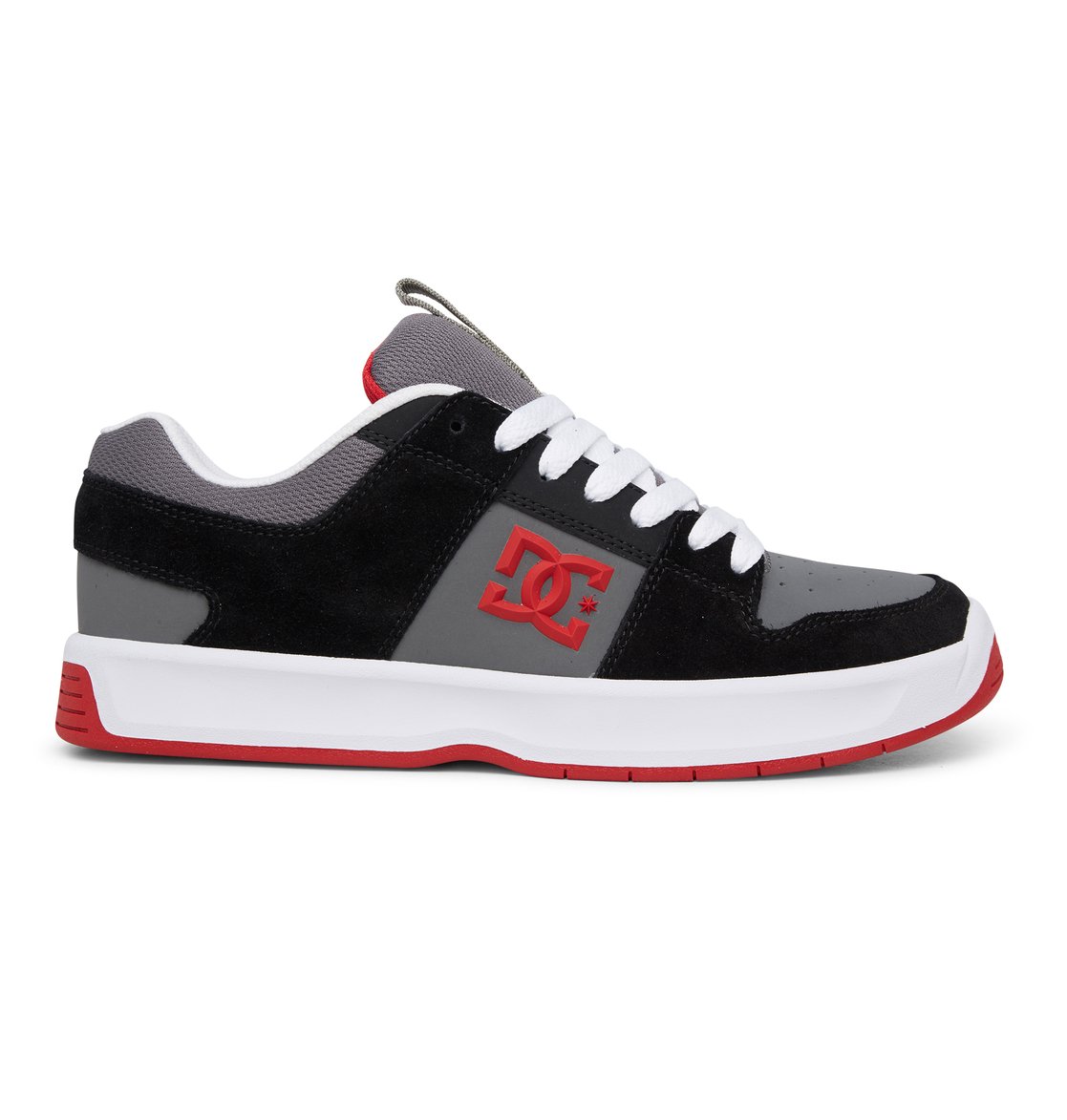 Chaussure Skate DC Shoes Lynx Zero Noir Grise Rouge Homme | VSQ-53242750