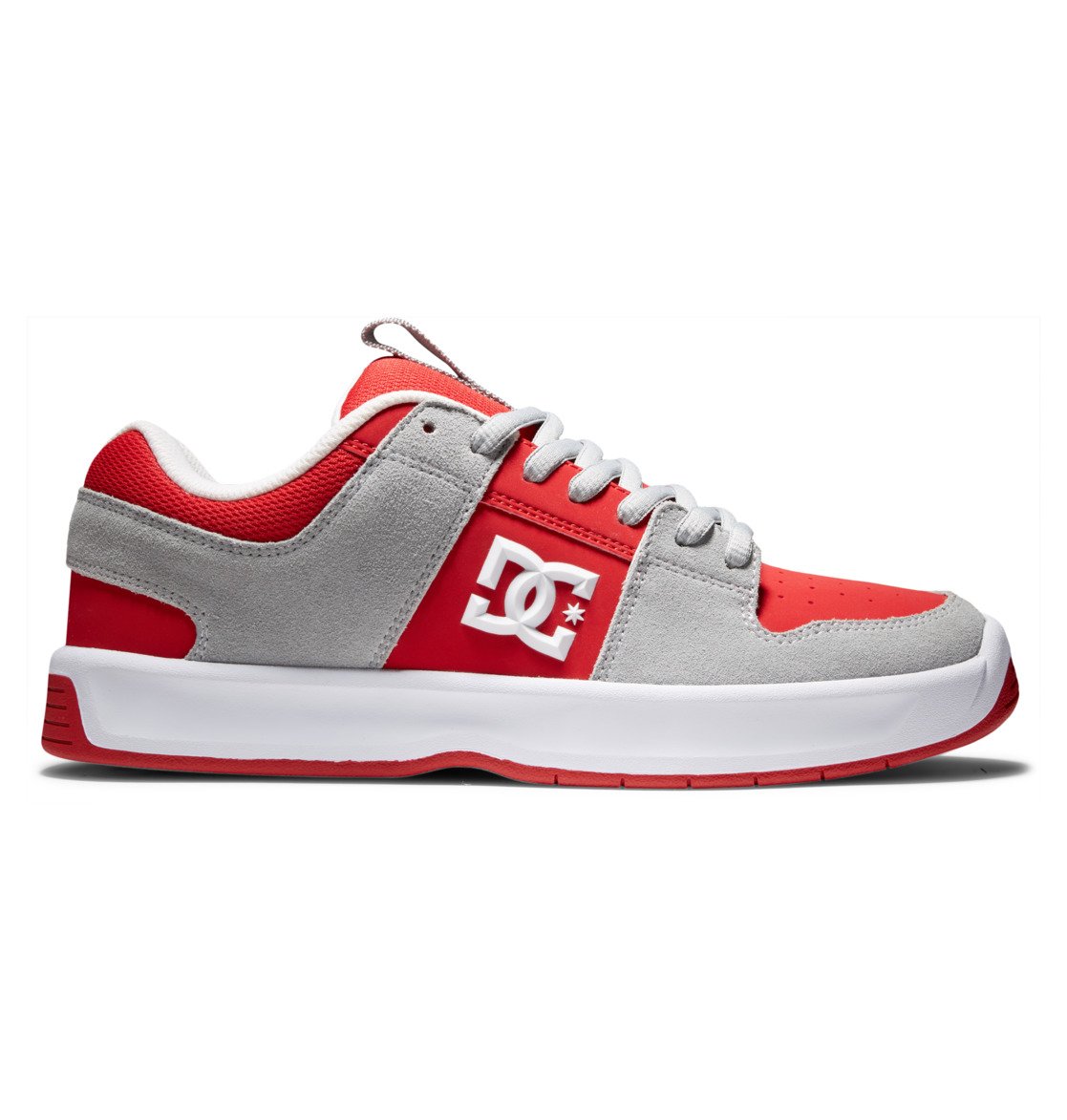 Chaussure Skate DC Shoes Lynx Zero Grise Rouge Homme | ANQ-51203580