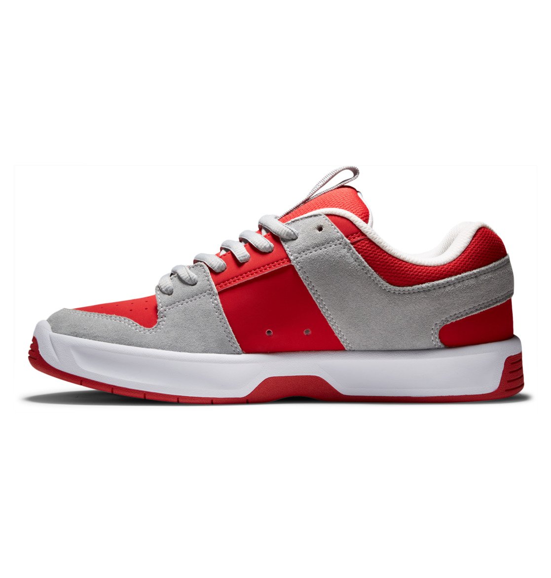 Chaussure Skate DC Shoes Lynx Zero Grise Rouge Homme | ANQ-51203580