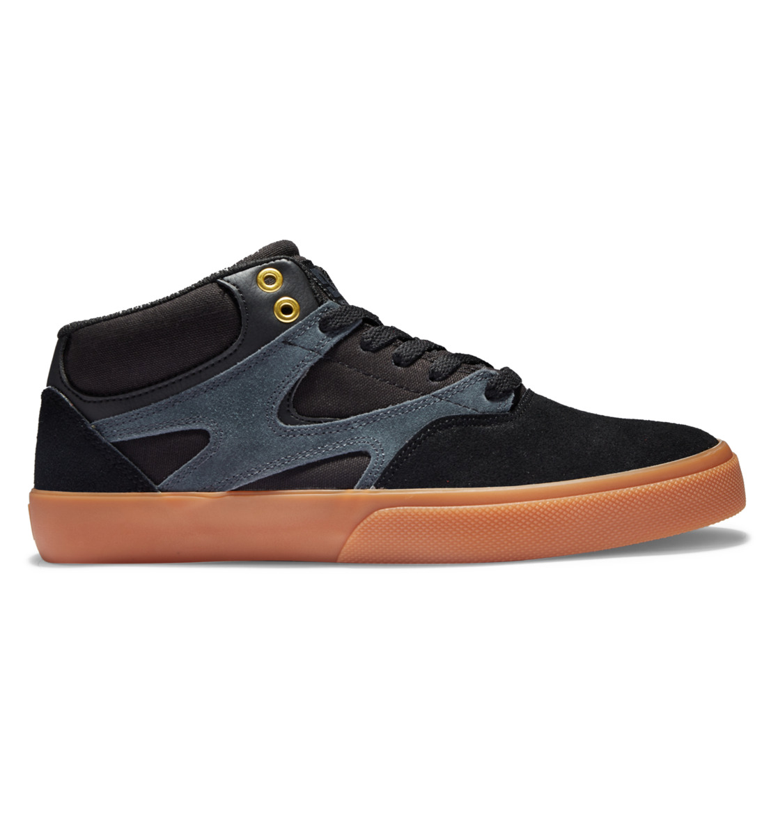 Chaussure Skate DC Shoes Kalis Vulc Mid-Top Noir Homme | ZRI-89214611