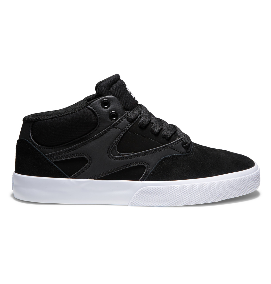 Chaussure Skate DC Shoes Kalis Vulc MID Mid-Top Noir Blanche Homme | MKD-14078346