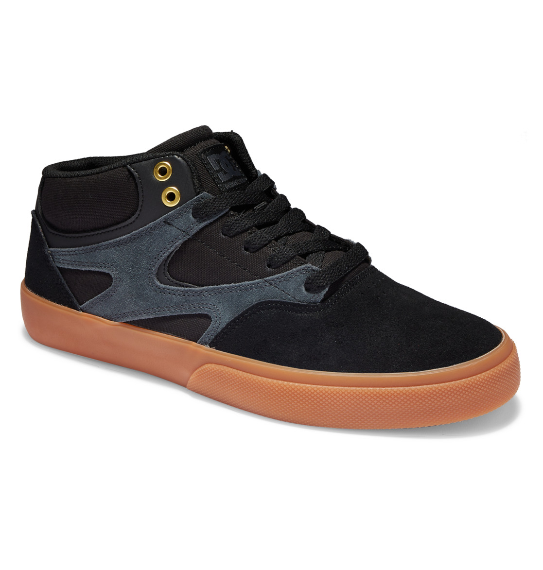 Chaussure Skate DC Shoes Kalis Vulc Mid-Top Noir Homme | ZRI-89214611