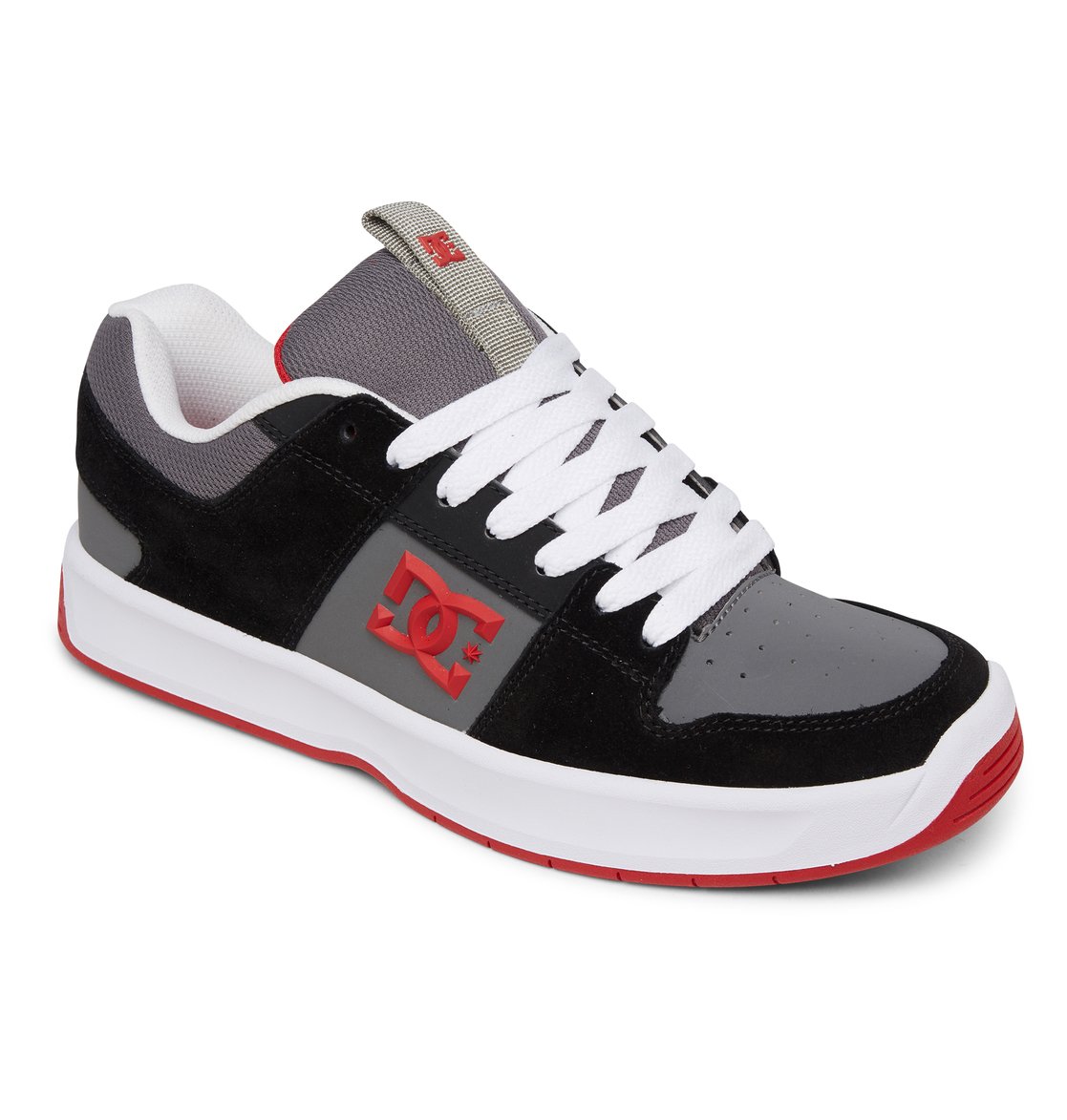 Chaussure Skate DC Shoes Lynx Zero Noir Grise Rouge Homme | VSQ-53242750