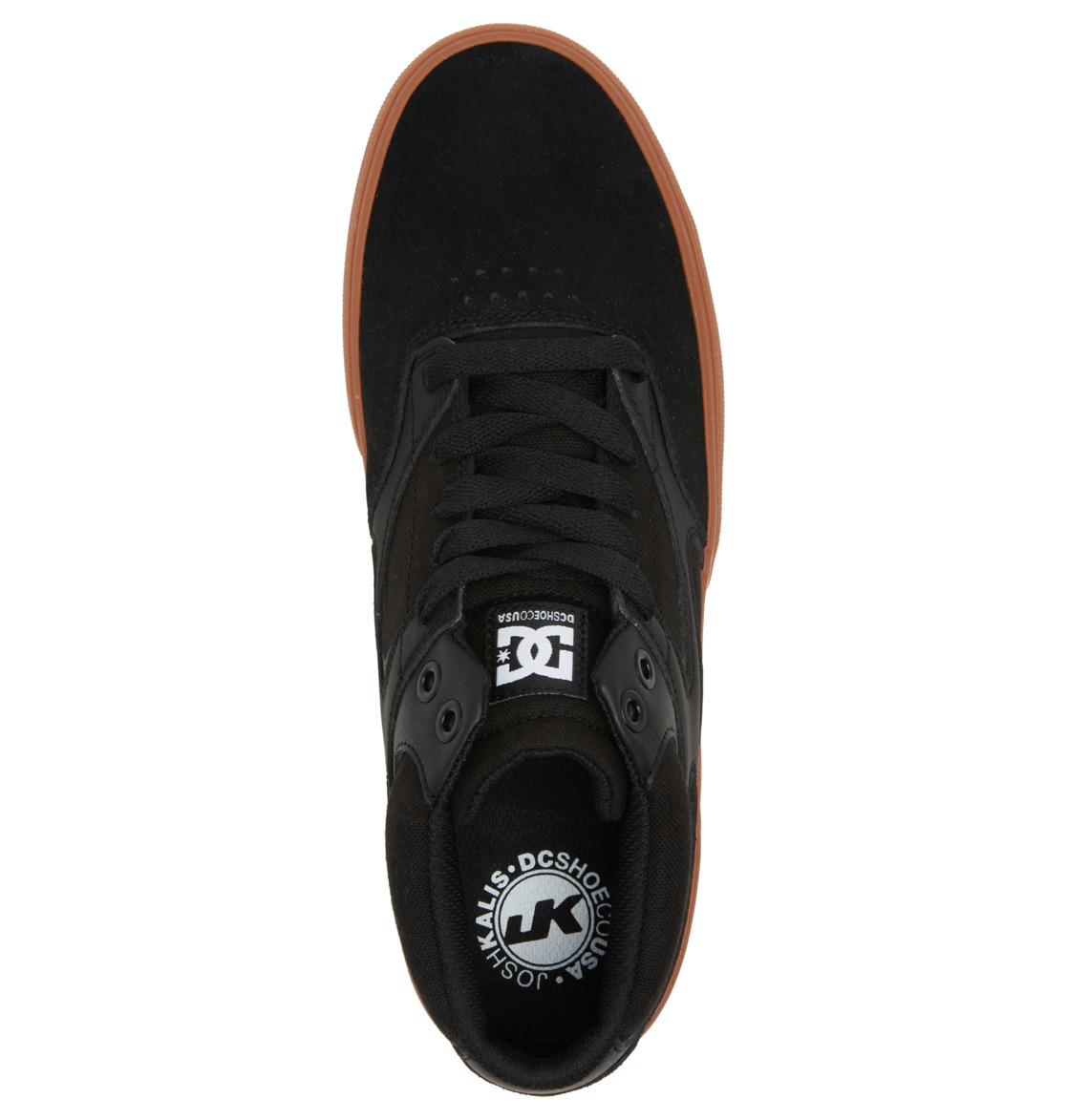 Chaussure Skate DC Shoes Kalis Vulc MID Mid-Top Noir Homme | PJR-00118840