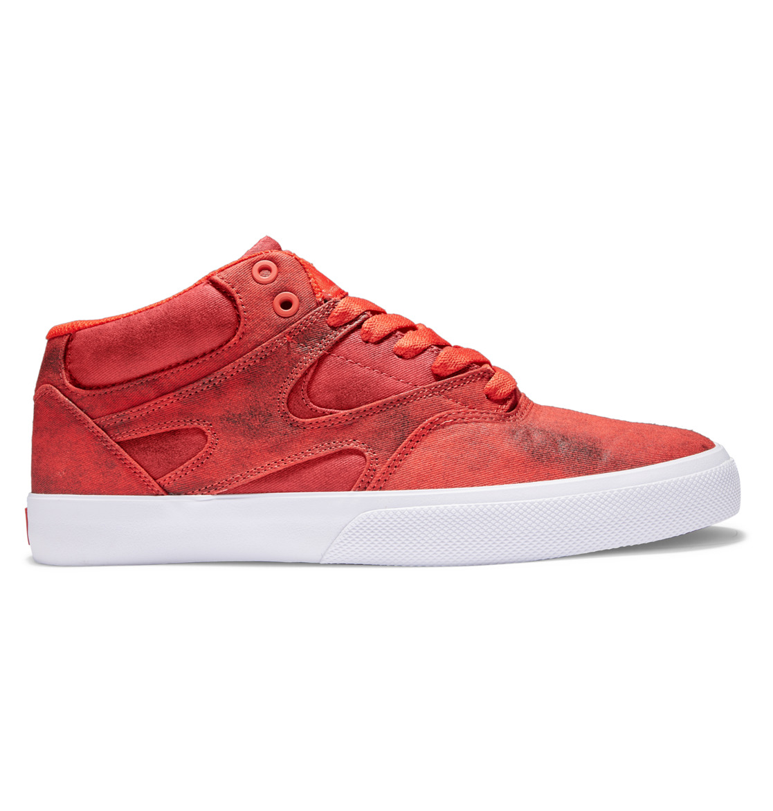 Chaussure Skate DC Shoes Kalis Vulc MID Mid-Top Rouge Homme | LOB-98009682