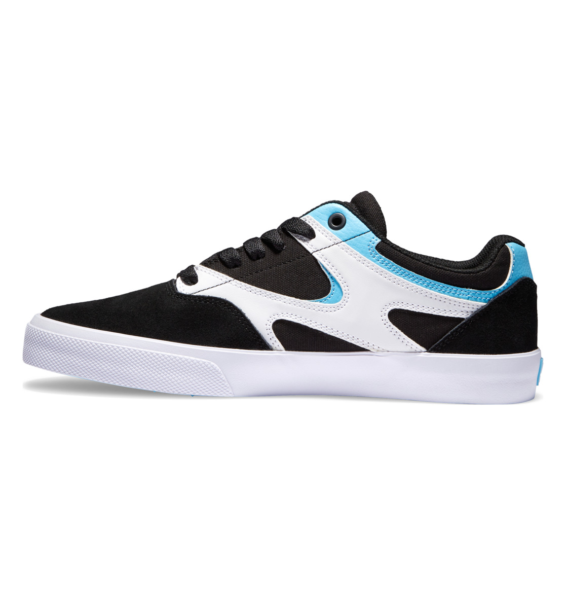 Chaussure Skate DC Shoes Kalis Vulc Noir Blanche Bleu Homme | KKK-10093456