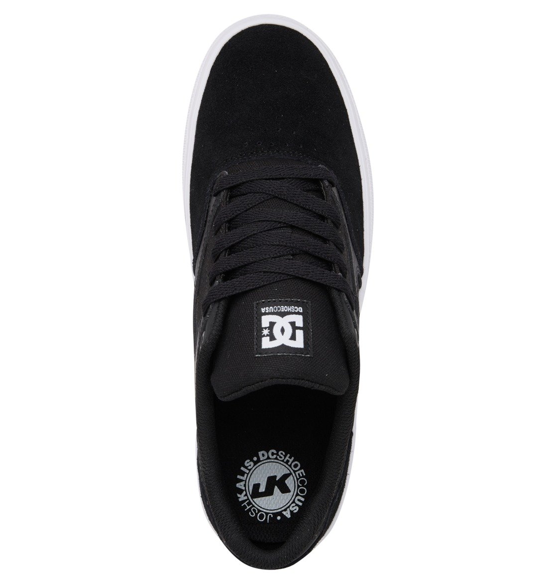 Chaussure Skate DC Shoes Kalis Vulc Noir Blanche Homme | QYS-67716995