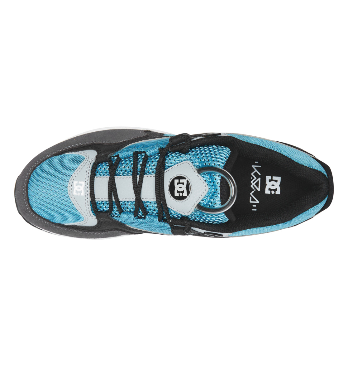 Chaussure Skate DC Shoes Kalis Lite Noir Grise Bleu Homme | TCQ-33691170