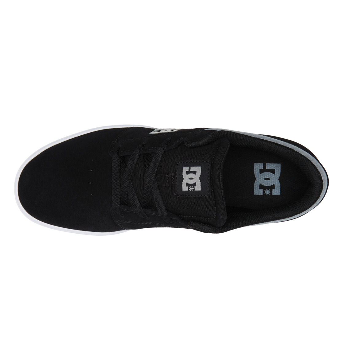 Chaussure Skate DC Shoes Crisis 2 Noir Grise Homme | HOA-10442369