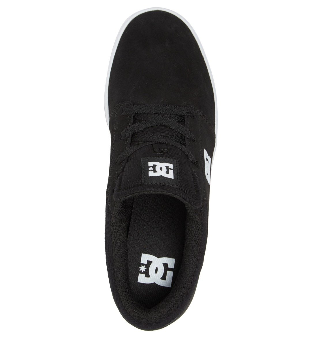 Chaussure Skate DC Shoes Crisis 2 Noir Blanche Homme | YKN-69846539