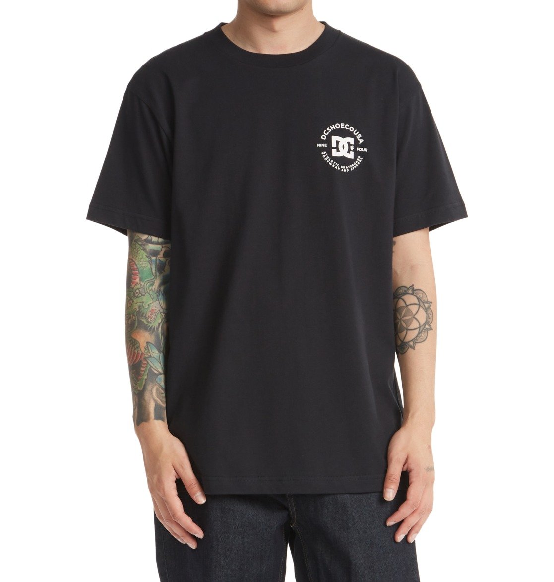 T Shirts DC Shoes DC Star Pilot Noir Homme | SFR-49650292