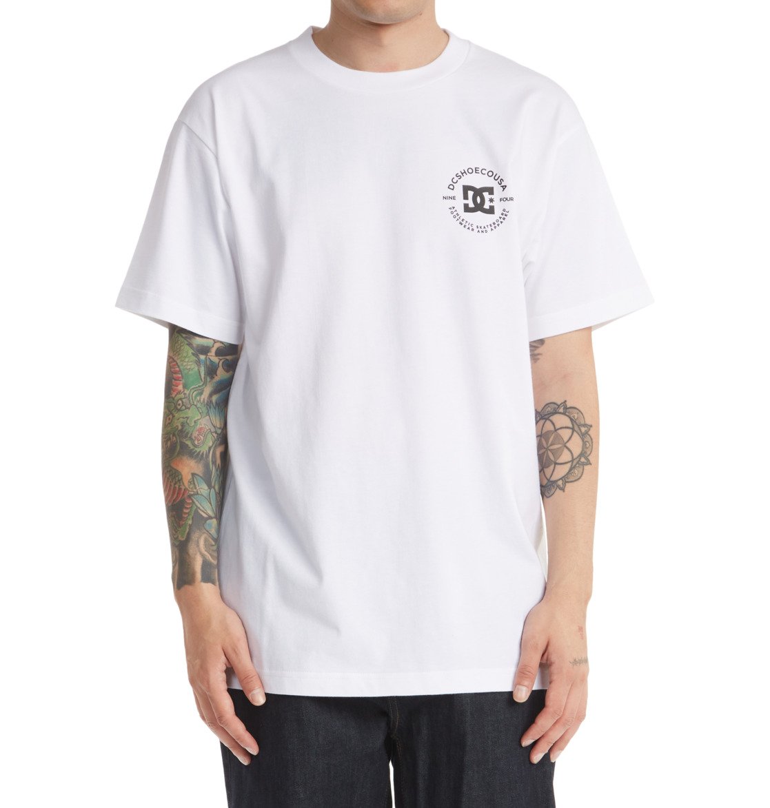 T Shirts DC Shoes DC Star Pilot Blanche Homme | HGY-85205645