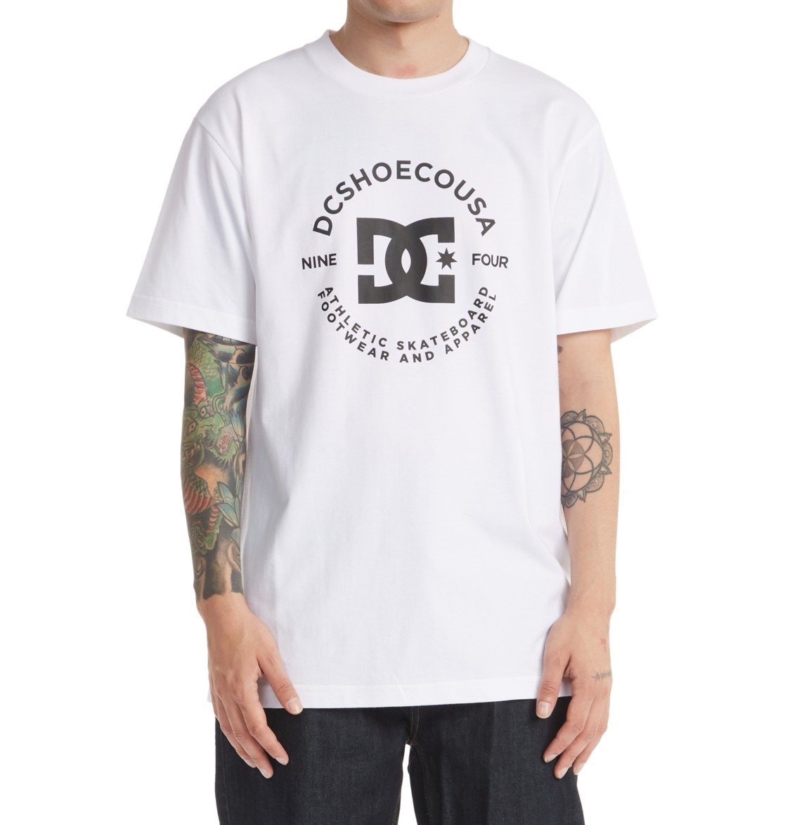 T Shirts DC Shoes DC Star Pilot Blanche Homme | GQG-95943832