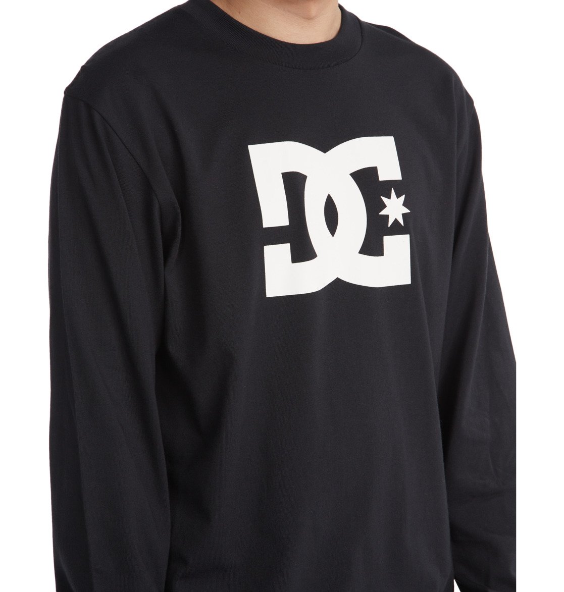 T Shirts DC Shoes DC Star Long Sleeve Noir Homme | HFN-47493622