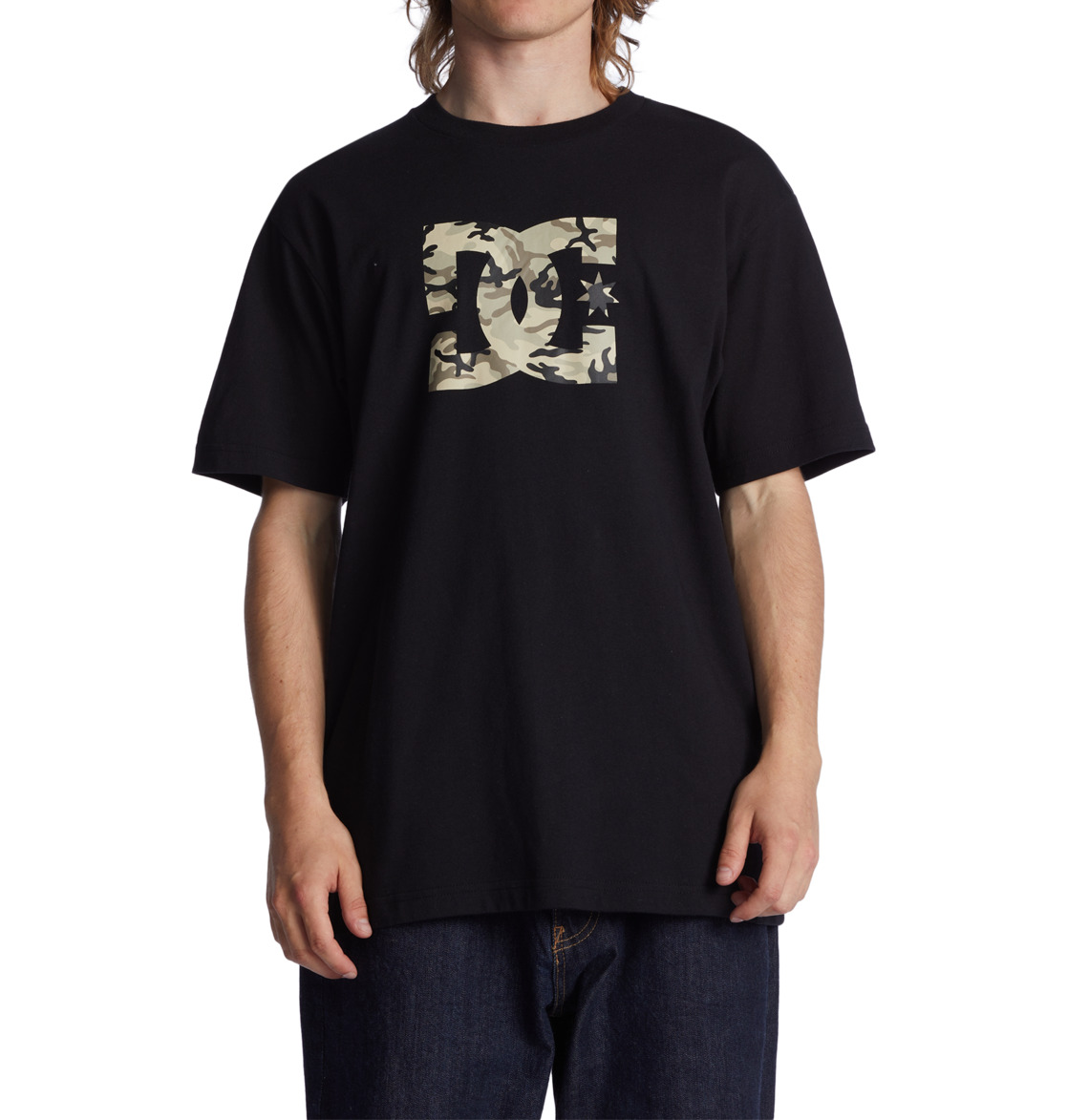 T Shirts DC Shoes DC Star Fill Heritage Noir Homme | CJF-06582210