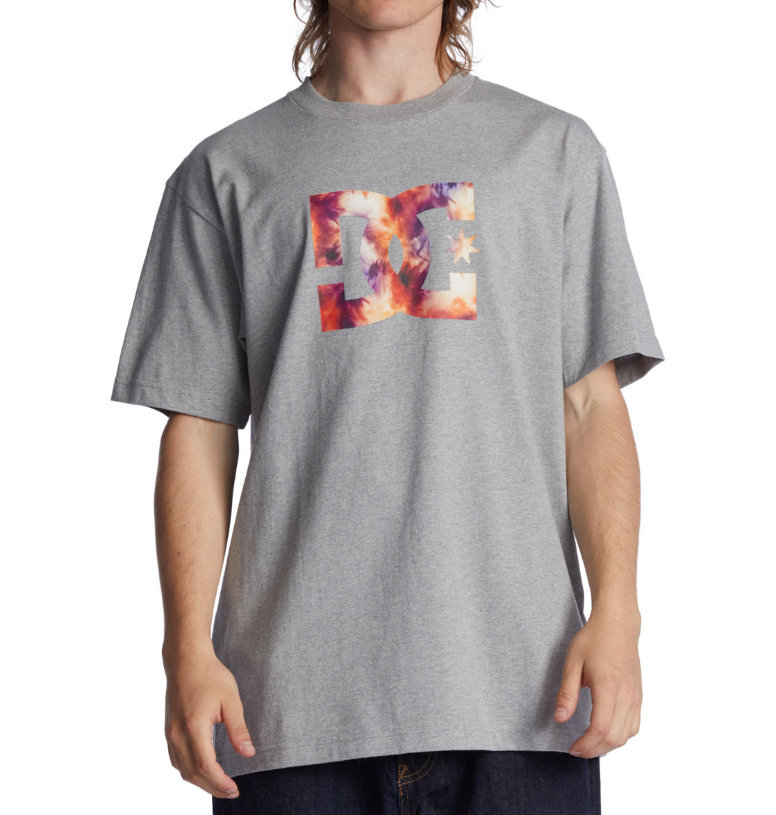 T Shirts DC Shoes DC Star Fill Heritage Grise Homme | OPS-14938316