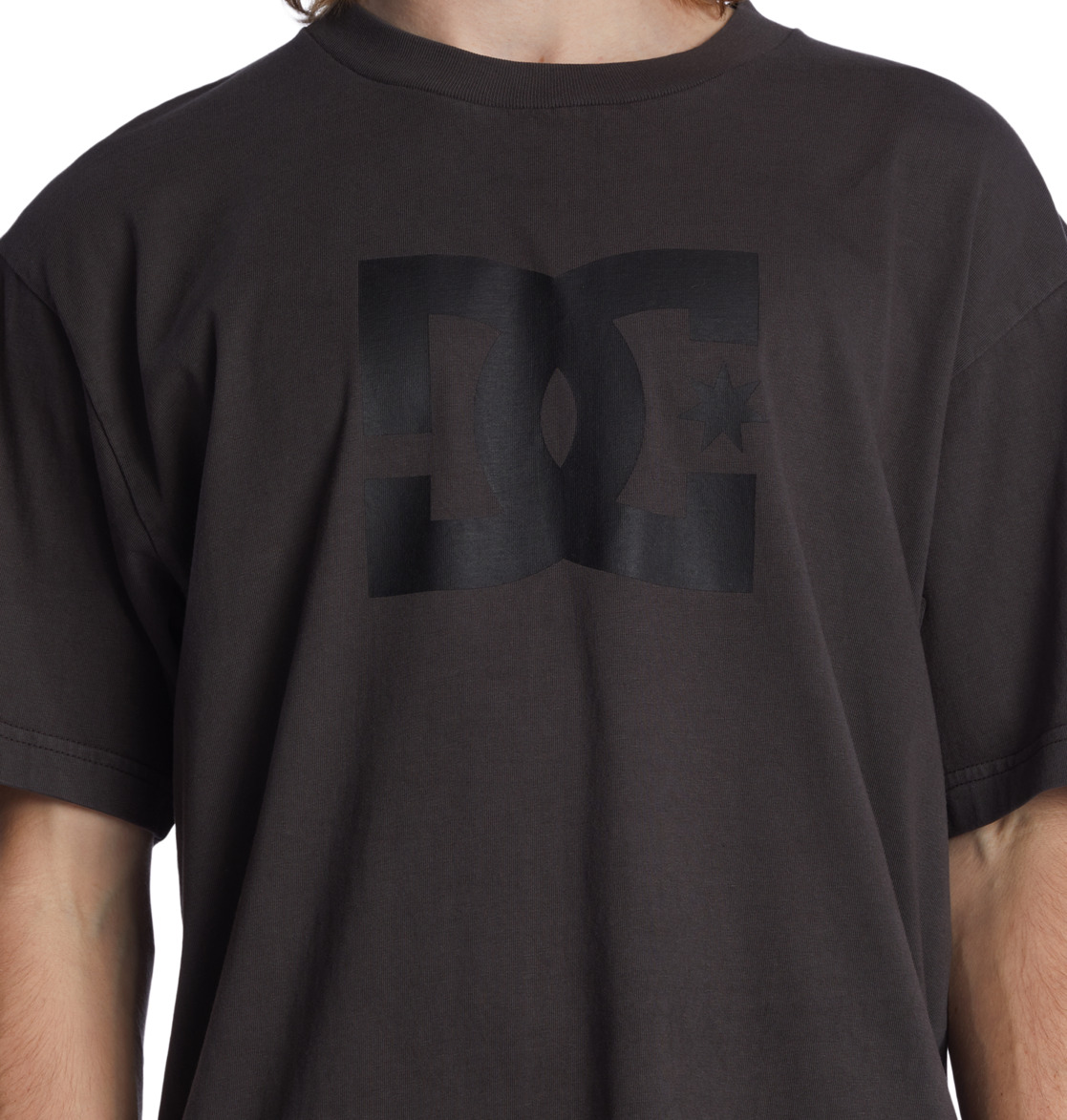 T Shirts DC Shoes DC Star Pigment Dye Noir Homme | AZU-06293241