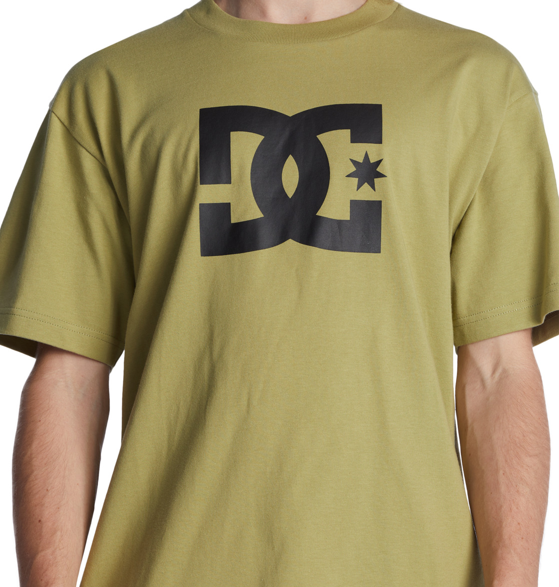 T Shirts DC Shoes DC Star Vert Olive Homme | TCZ-84655343