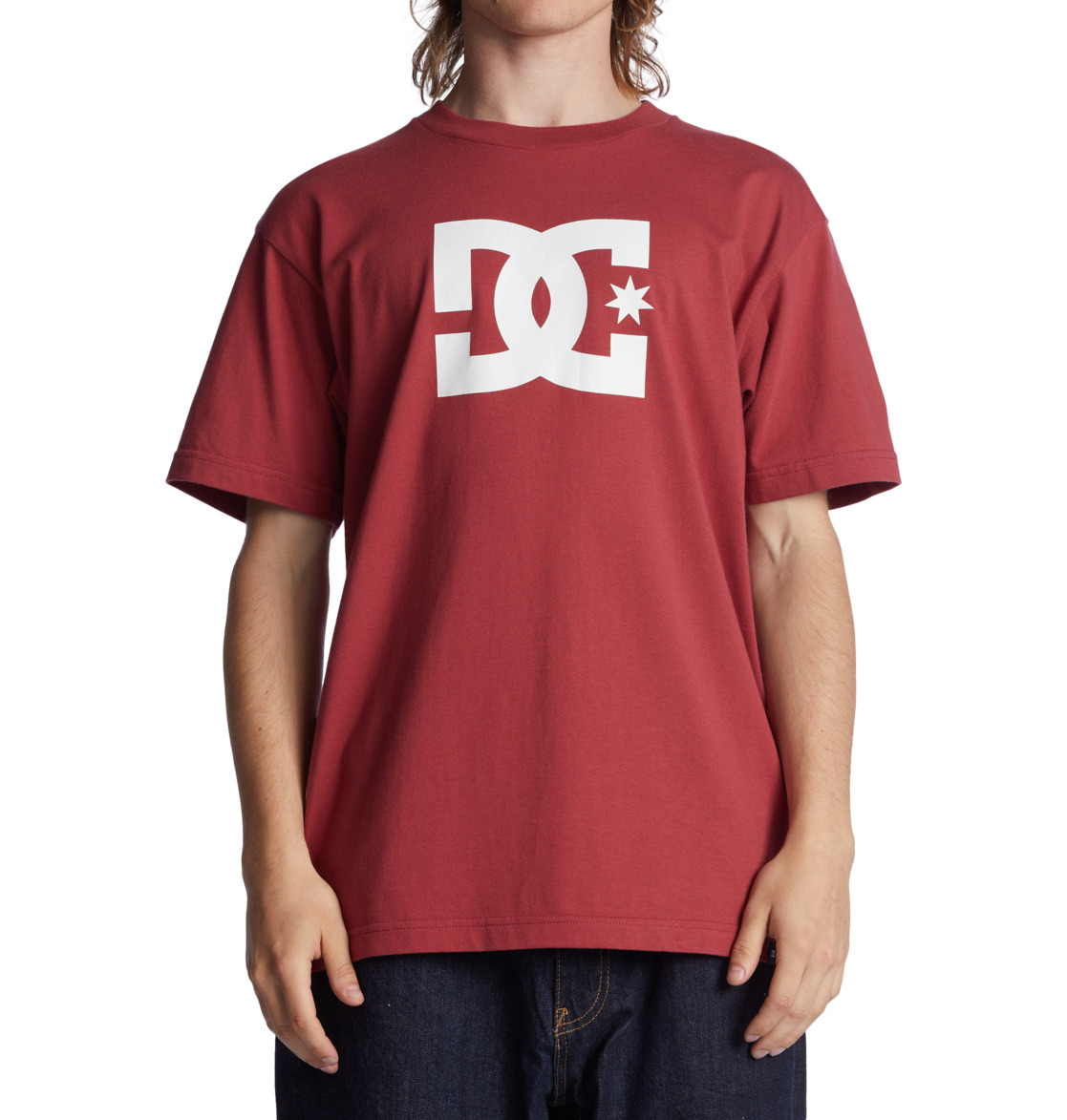 T Shirts DC Shoes DC Star Rouge Homme | NGI-52775014