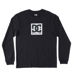 T Shirts DC Shoes DC Square Star Long Sleeve Noir Homme | ALW-94216009