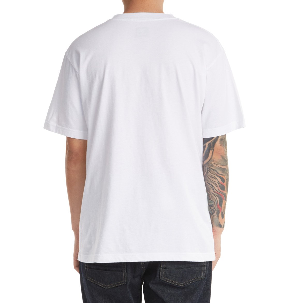 T Shirts DC Shoes DC Star Blanche Homme | BDL-07556229