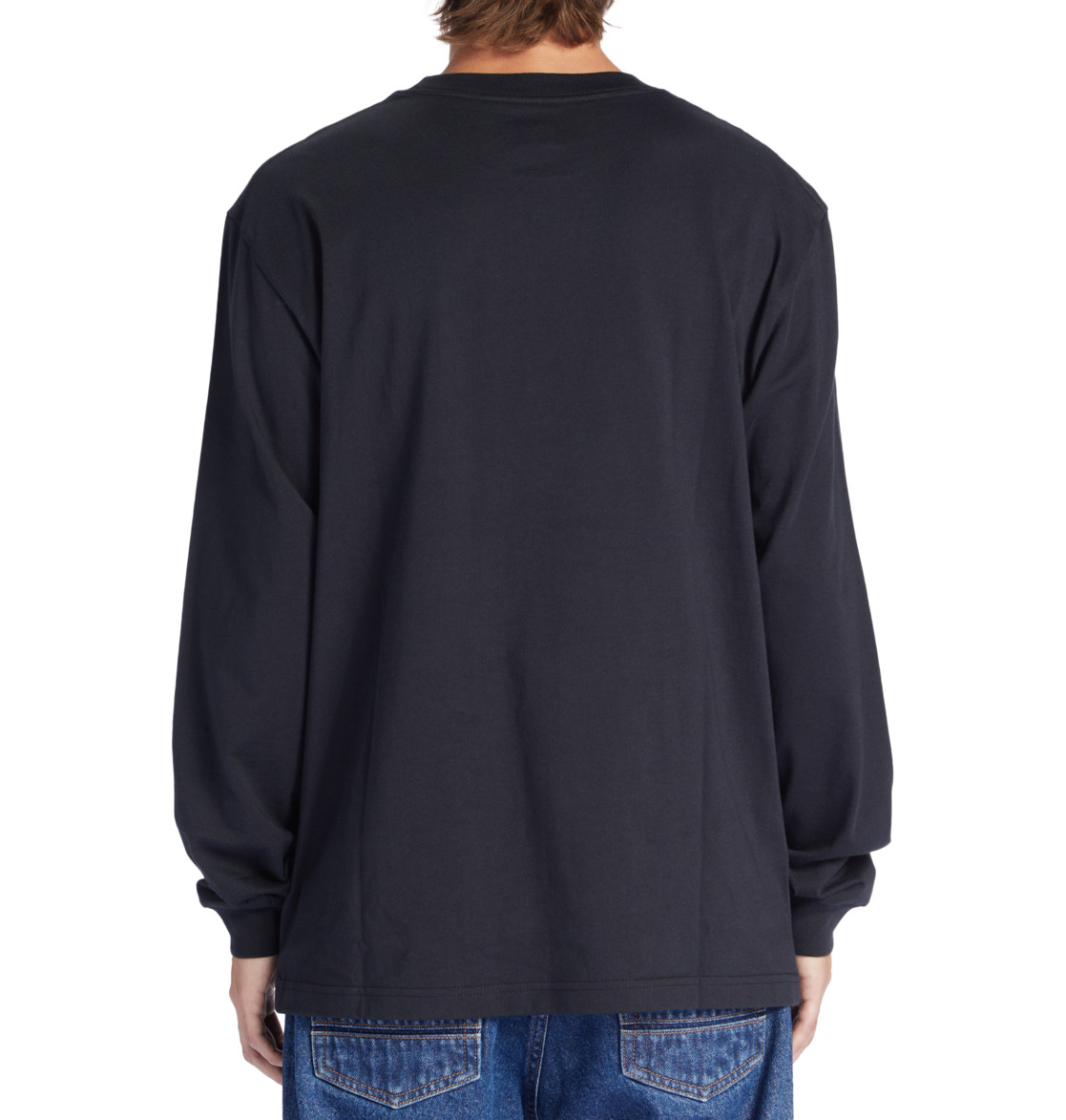 T Shirts DC Shoes DC Square Star Long Sleeve Noir Homme | ALW-94216009