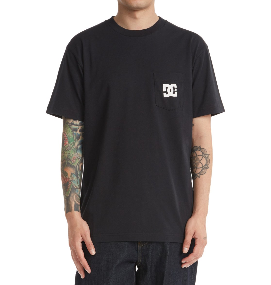 T Shirts DC Shoes DC Star Noir Homme | EIL-28782729